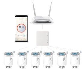 4ZONE-Radiator Regeling Stads Verwarming