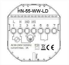 HN 55 Wifi Inbouw Thermostaat