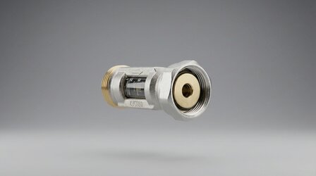 Debietmeter 1-4 l/min 3/4" Euroconus-aansluiting