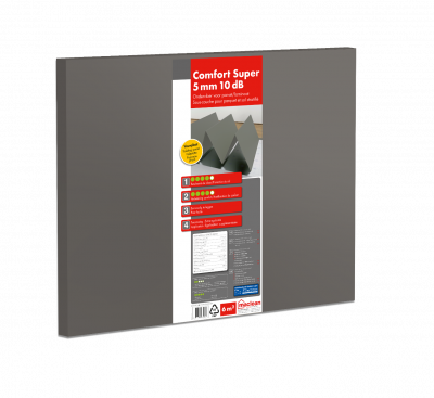 Comfort super 5mm vouwplaat 0,8m x 7,5m=6m²