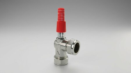 DTB drukverschilregelaar, type DIF, 22 mm knel