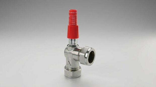 DTB drukverschilregelaar, type DIF, 22 mm knel